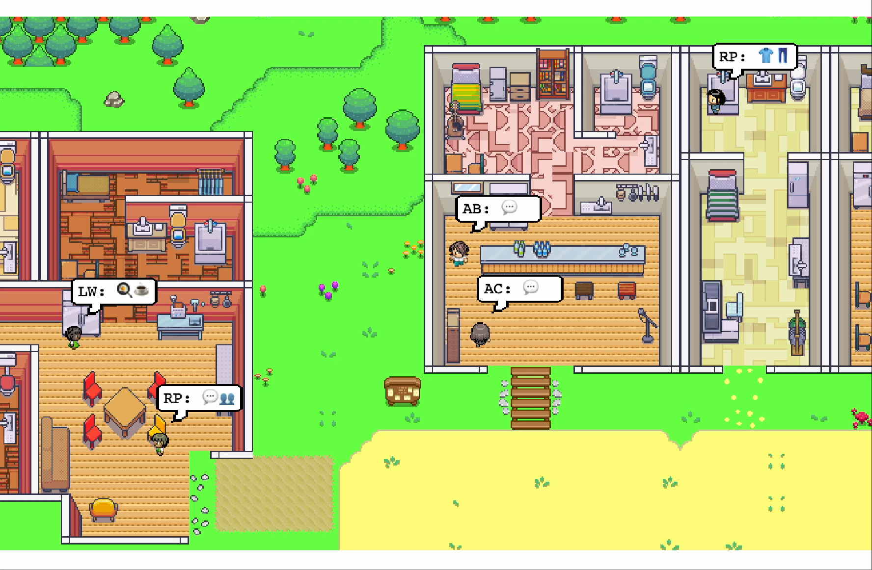 Earlier-stage conversation output where action intent is still visible