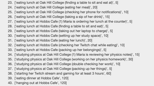 Stronger model output with cleaner action sequence